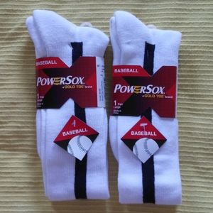 New Gold Toe Baseball Socks size Large 2 pairs